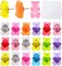 25 pcs bear push pins colorful thumbtacks for cork boards and bulletin boards